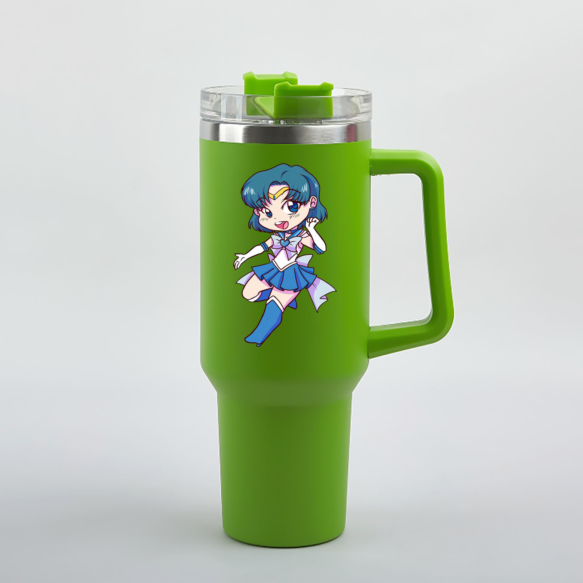（画像用） 美少女戦士セーラームーン 水野 亜美 みずの あみ Sailor Moon Mizuno Ami 1200mL車用タンブラー（カラープリント）